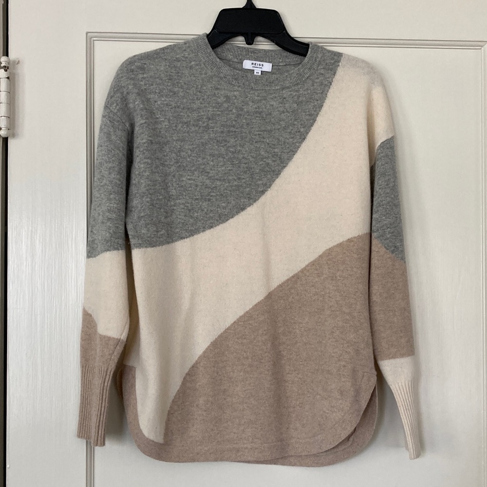 Reiss Wool Cashmere Crew Sweater XS